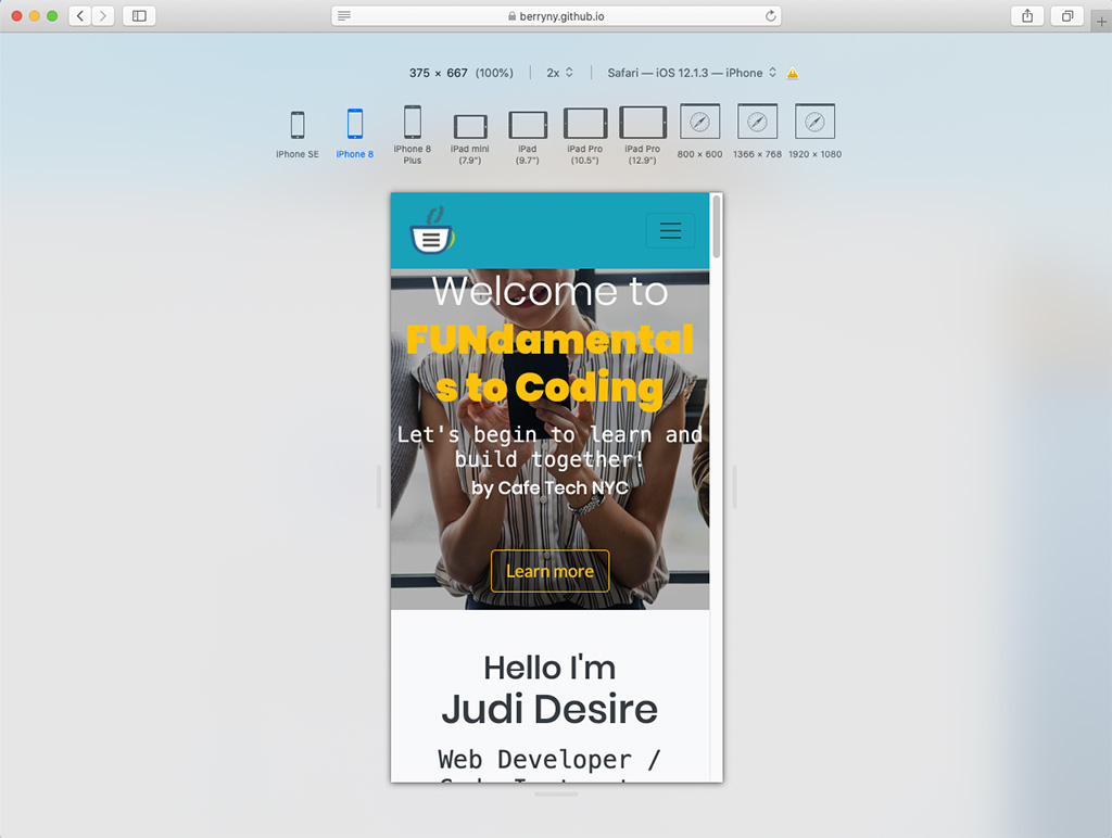 website-safari-responsive-design